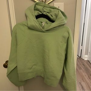 🍋Lululemon Cropped Loungeful Hoodie. Size 12